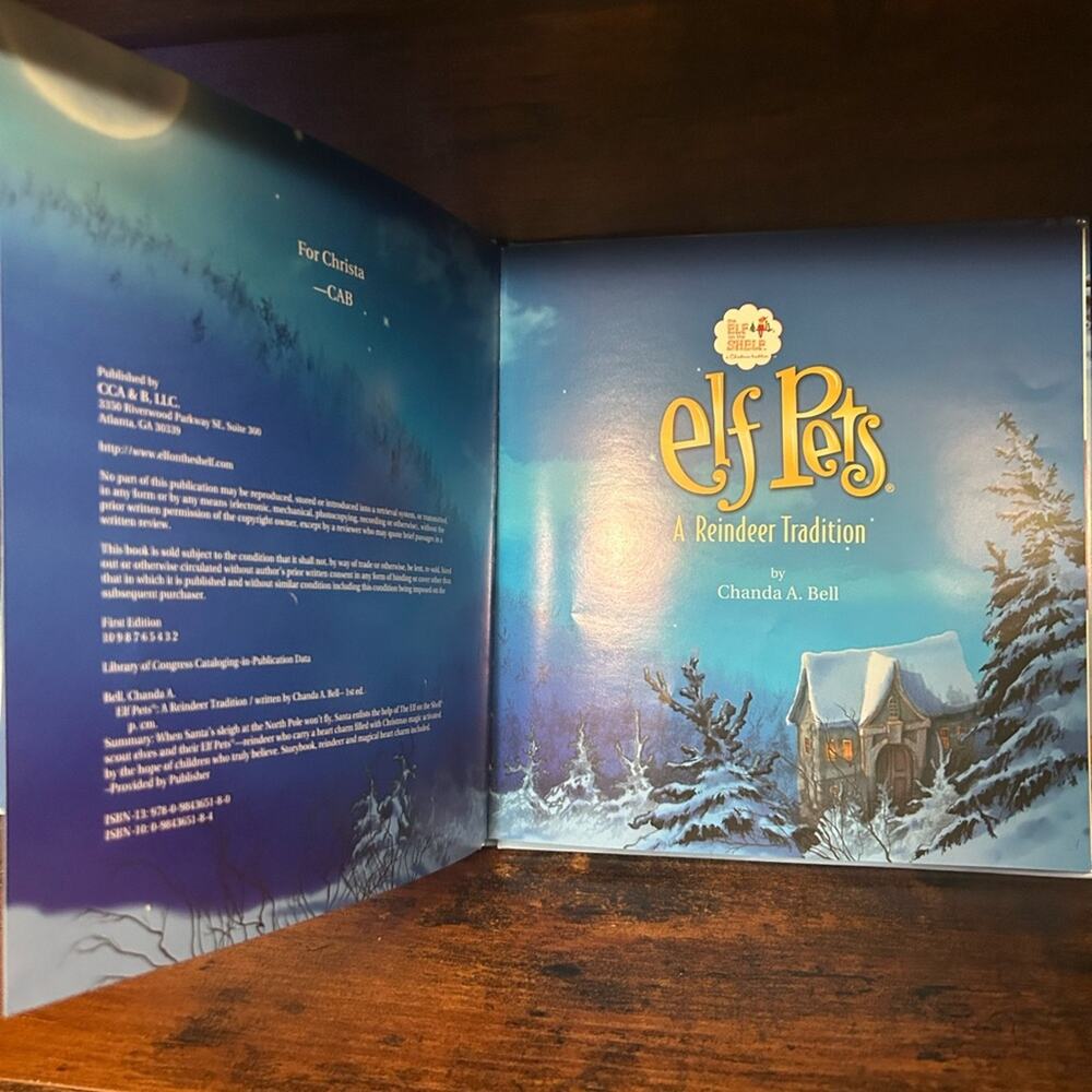 Elf Pets: A Reindeer Tradition Holiday Christmas Xmas Book Reading Teaching Kids - Picture 3 of 7